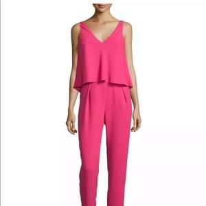 Trina Turk Oceanside Hot Pink Jumpsuit - Size 6